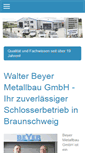 Mobile Screenshot of beyer-torbau.de